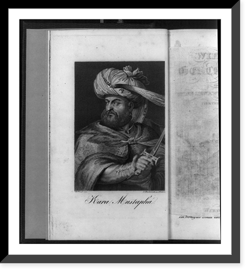 Vintage Photo Print - Grand Vezir Kara Mustafa - Framed Wall Art Gift Idea