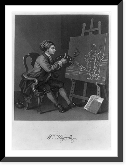 William Hogarth, 1697-1764, Vintage Poster