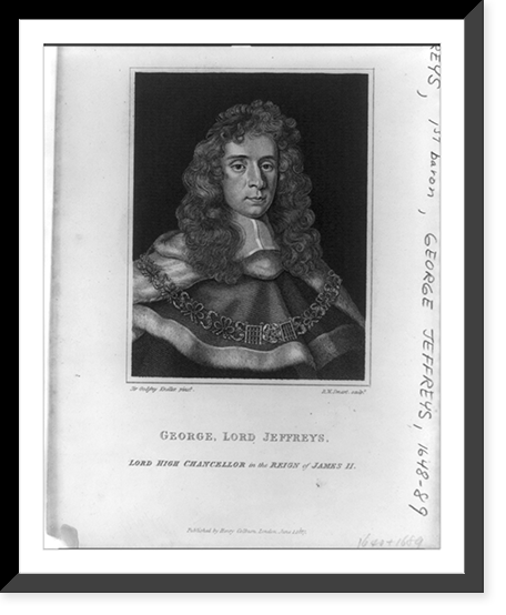 Historic Photo Print - Jeffreys, George Jeffreys, baron, 1645