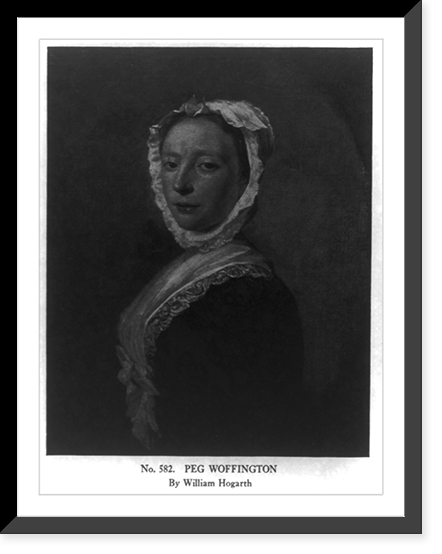 Black & White Photo - Margaret Woffington, d, 1760