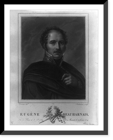 Eugene de Beauharnais, Prince d'Eichstatt, 1781-1824, Vintage Poster