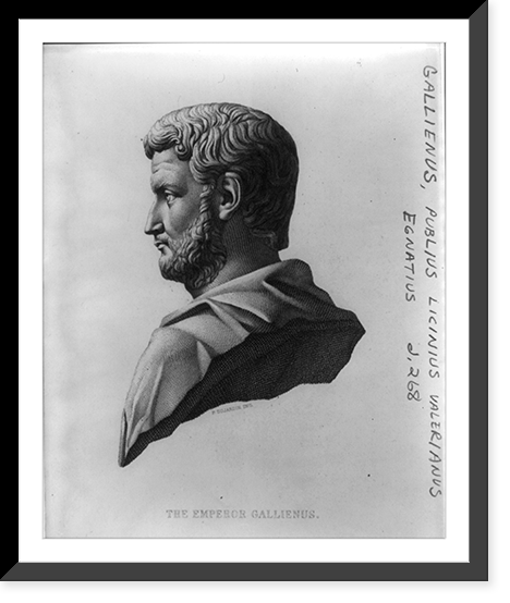 Black & White Photo - Publius Licinius Valerianus Egnatius Gallienus, d