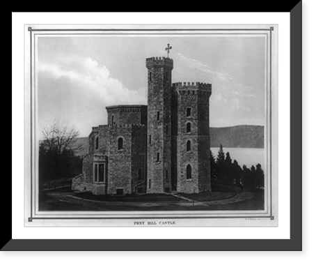 Font Hill Castle New York, Historic Print