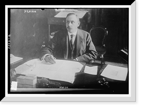 Historic Framed Print, Henion,  17-7/8" x 21-7/8"