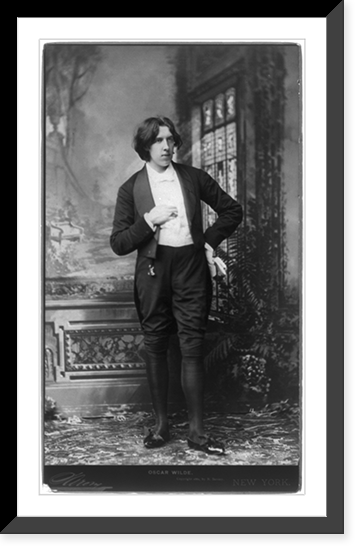 Oscar Wilde.Sarony. - 14, Antique Wall Art