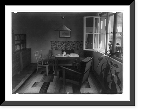 Living room of a studio apartment. Germany?, Vintage Poster