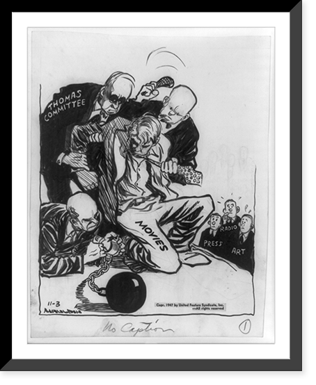Thomas committee members beating and chaining a man labeled Movies"", Antique Wall Art