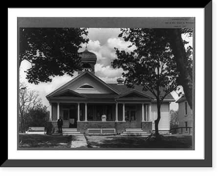 Public school, East Marion, Long Island, New York, Vintage Print