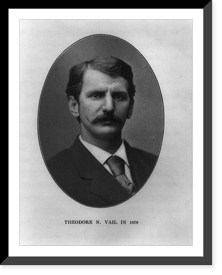 Historic Framed Print, Theodore N. Vail,  17-7/8" x 21-7/8"