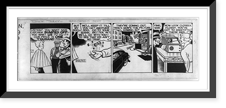 Dick Tracy. Listen! You want Sam Catchem bumped off, you want us to do it!"", Historic Print