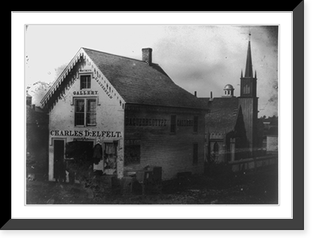 Daguerreotype Gallery of Joel Emmons Whitney, 3rd & Cedar Streets, St. Paul, Minn, Antique Poster