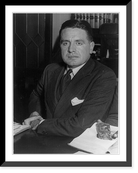 Historic Framed Print, Harry Jacob Anslinger, 1892-,  17-7/8" x 21-7/8"