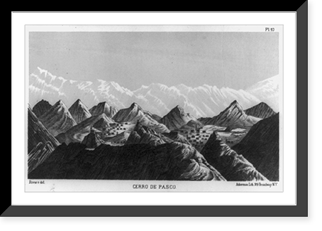 Cerro de Pasco, Vintage Poster