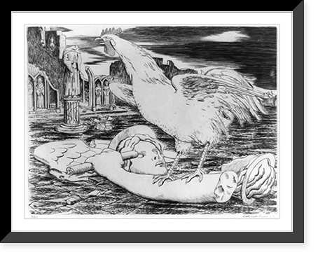 The voice of hope in the dawn, Vintage Print