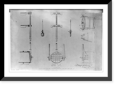 Historic Framed Print, Front view, water gate, Washington Aqueduct,  17-7/8" x 21-7/8" Historic Framed Print, Front view, water gate, Washington Aqueduct,  17-7/8" x 21-7/8"
