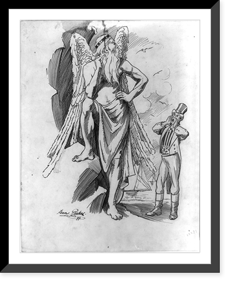 Jonathan: I say, Mr. Wind, better late than never, but most of my guests are gone!"", Vintage Print