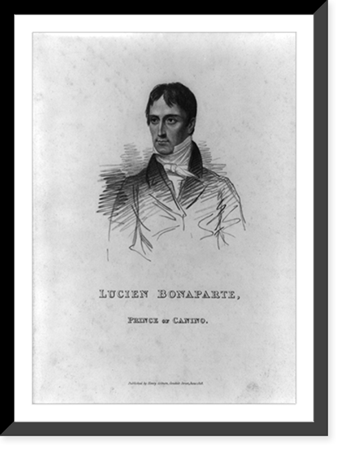 Historic Framed Print, Lucien Bonaparte, Prince de Canino, (1775-1840)?,  17-7/8" x 21-7/8"
