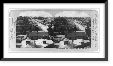 Dural Street, from light house, Key West, Fla. - 2, Vintage Wall Art