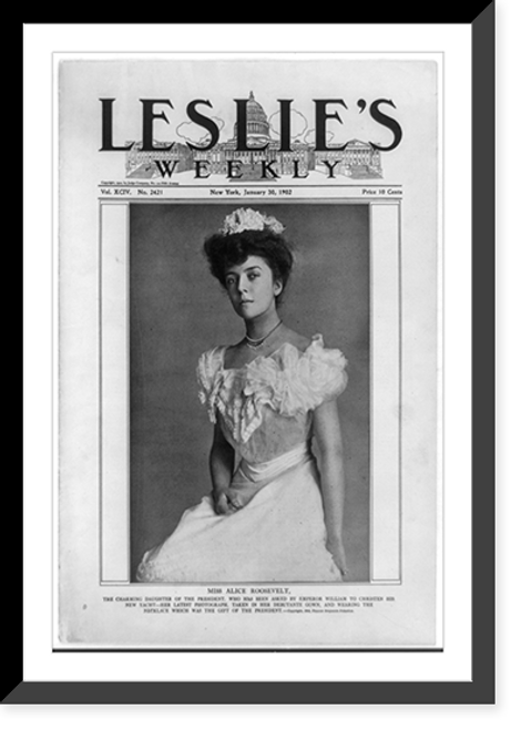 Historic Framed Print, Alice Hathaway Lee Roosevelt, b. 1884,  17-7/8" x 21-7/8"