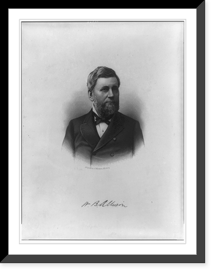 Historic Framed Print, William Boyd Allison, 1829-1908 - 3,  17-7/8" x 21-7/8"