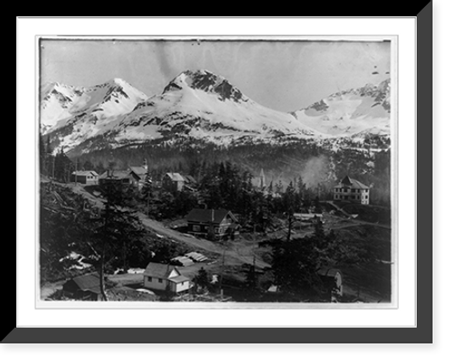 Historic Framed Print, Cordova, Alaska,  17-7/8" x 21-7/8"