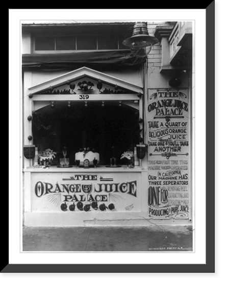 The Orange Juice Palace, Vintage Wall Art