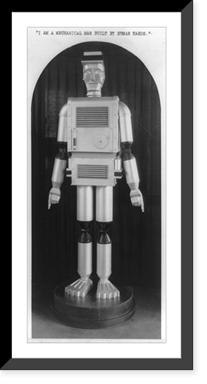 I am a mechanical man built by human hands"", Antique Print