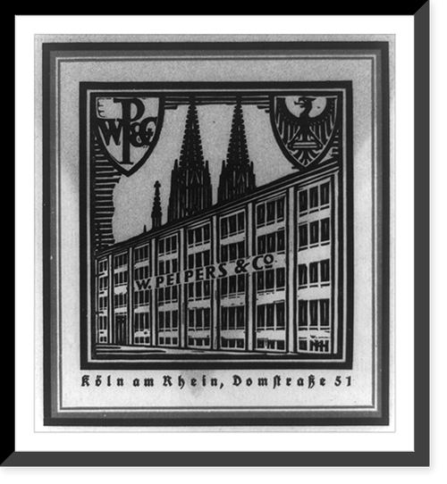 Miscellaneous advertising matter relating to the printing trades, mainly of German origin, about 1880-1920 - 2, Antique Poster