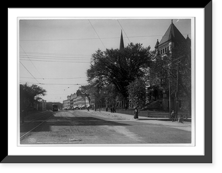 Mainstreet and courthouse, Northampton, Massachusetts, Historic Reproduction