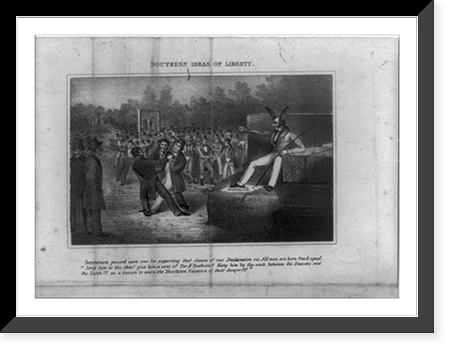 Southern ideas of liberty, Antique Poster