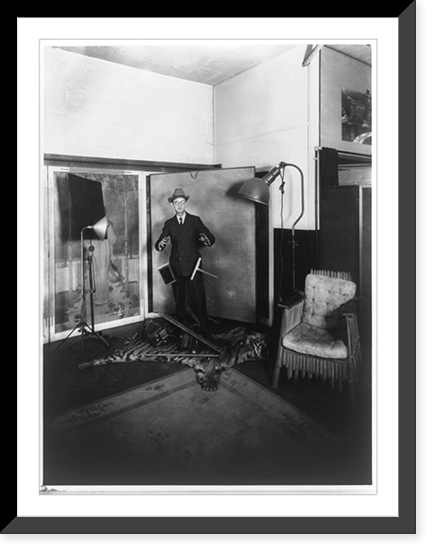 Herbert E. French, proprietor of the National Photo Co., posed in his Washington, D.C. studio, Antique Wall Art