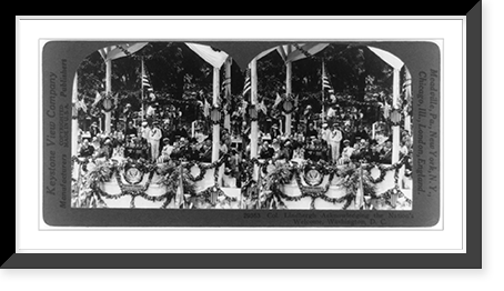 Col. Lindbergh acknowledging the nation's welcome, Washington, D.C. Classic, Vintage Wall Art