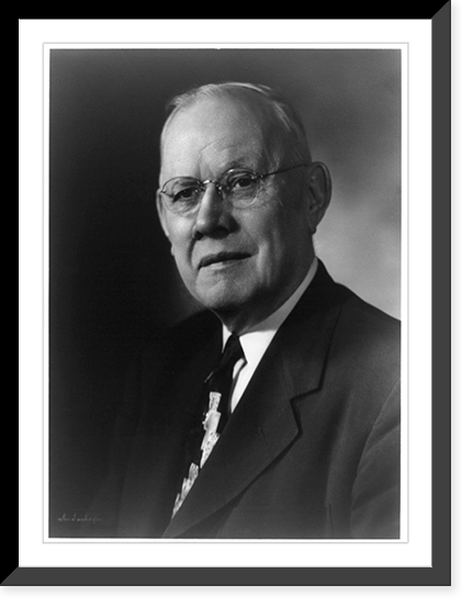 William Green, Pres., American Federation of Labor, half-length portrait, facing slightly left.Miller of Washington, Historic Print