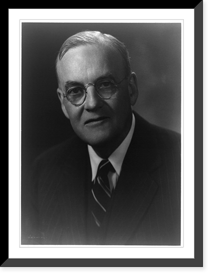John Foster Dulles, Secretary of State, half-length portrait, facing slightly left.Miller of Washington, Antique Wall Art