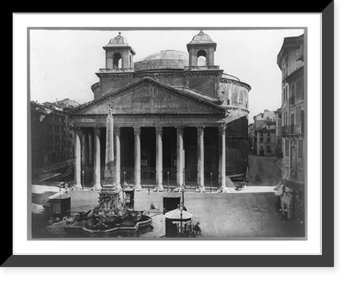 Historic Framed Print, The Pantheon, Rome, Italy,  17-7/8" x 21-7/8"