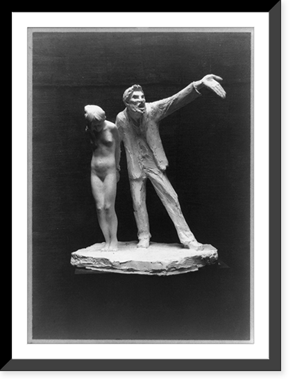 Historic Framed Print, The White slave,  17-7/8" x 21-7/8"
