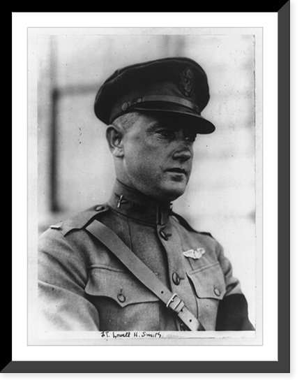 Lieutenant Lowell H. Smith, head-and-shoulders portrait, facing right, Vintage Print