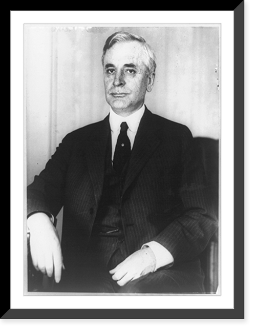 Historic Framed Print, [Cordell Hull, half-length, seated, facing slightly left],  17-7/8" x 21-7/8"