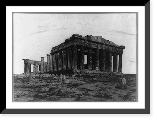 Historic Framed Print, Parthenon, Athens, Greece,  17-7/8" x 21-7/8"