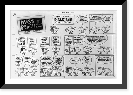 Miss Peach of the Kelly School. And those are our demands!"", Historic Print