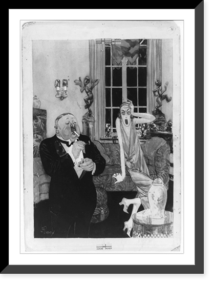 Historic Photo Print - Consternation of the aesthetic young wife after