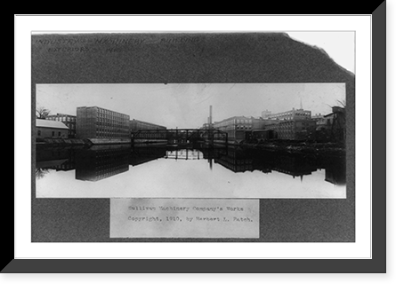 Historic Framed Print, Sullivan Machinery Company's works,  17-7/8" x 21-7/8"