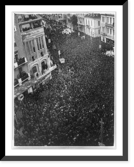 Election eve protest rally, Historic Reproduction