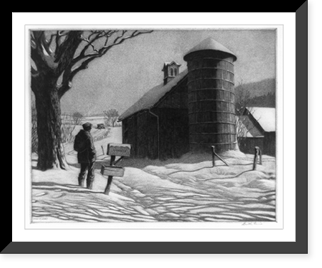 Historic Framed Print, R.F.D..Martin Lewis.,  17-7/8" x 21-7/8"