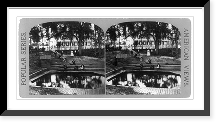 Historic Framed Print, The Springs. Green Cove Springs,  17-7/8" x 21-7/8"
