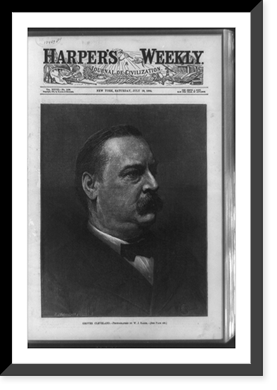 Grover Cleveland.R. Staudenbaur, s.c. ; photographed by W.J. Baker, Historic Print