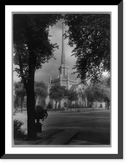 M.E. Church, Hennepin Ave., Minneapolis, Minnesota, Antique Print