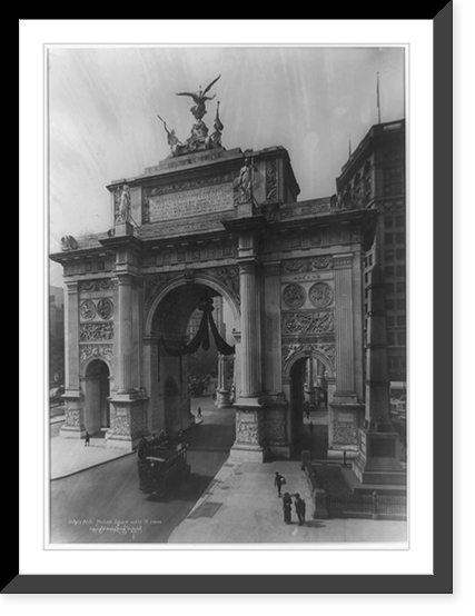 Victory Arch, Madison Square and 25th St., New York City, Vintage Print