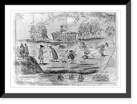 Antique Architecture - The looking glass for, 1787 - Vintage Wall Art (1)
