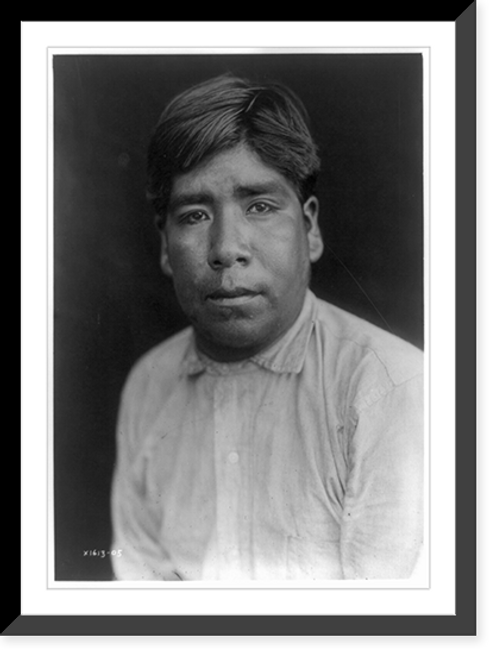 Historic Framed Print, A man of Palm Springs. Cahuilla,  17-7/8" x 21-7/8"